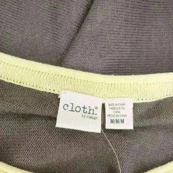 MODERN Designer Oversized Knit Sweater Brown Med - Picture 7 of 9